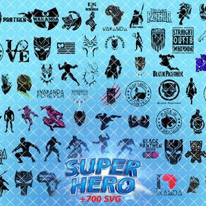 Super Heroes Digital Bundle,  Cut file SVG for cricut ,printable , PNG sublimation | More than 700 cliparts