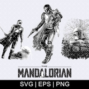 The Mandalorian | 4 Design | svg, png, eps
