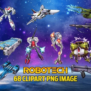 Robotech | 68 Clipart PNG images