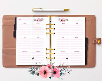 Personal Planner Undated | English / Spanish