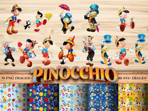 Kit Digital Pinocho para imprimir Formatos PNG y SVG Más - Etsy España