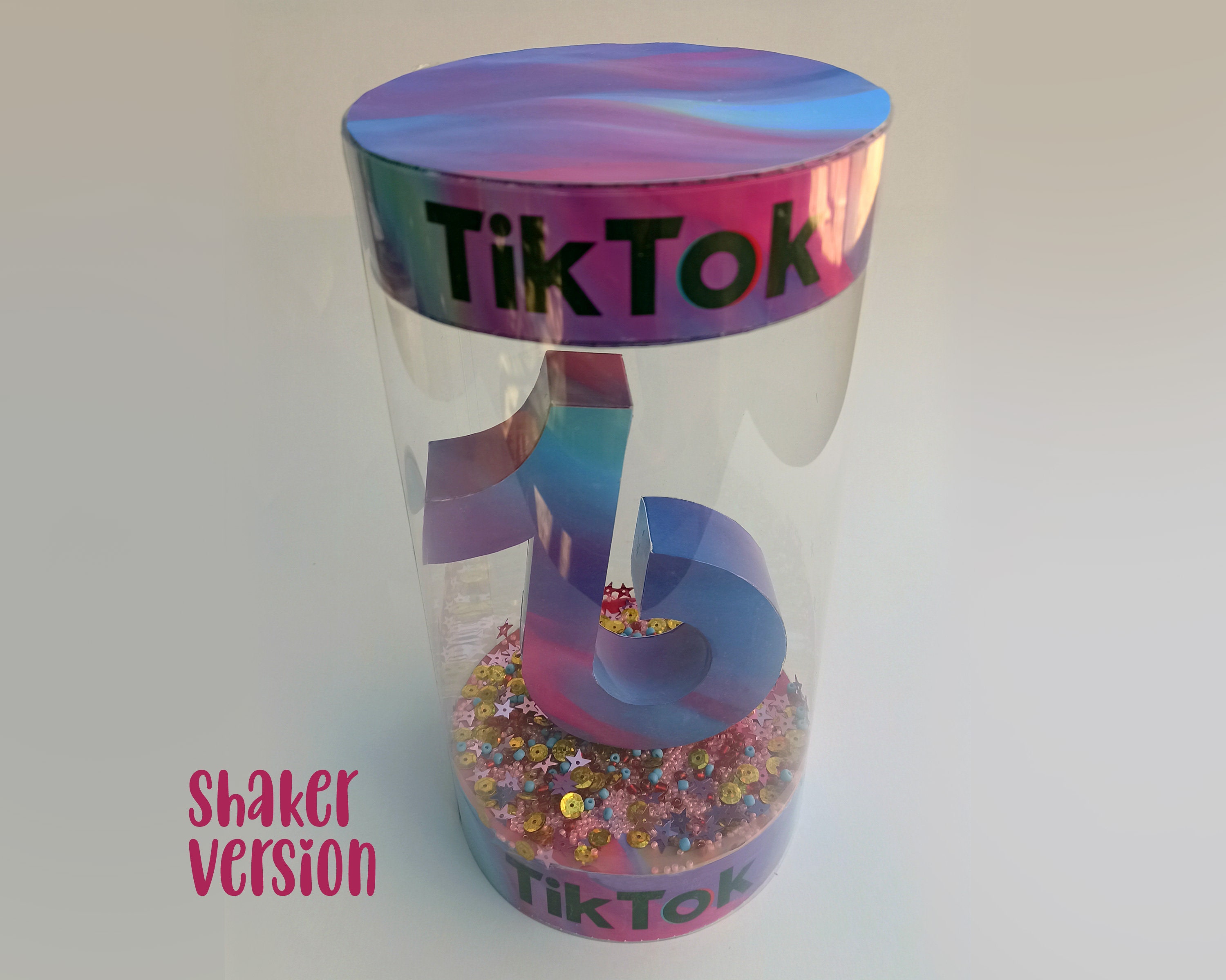 3D TiKTok Shaker Cut Dateien SVG Studio DXF EPS Dateien Etsy