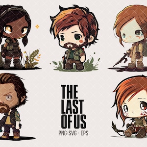 The Last of Us-chibi | Bestandsindelingen SVG, PNG, EPS | Instantie voor commercieel gebruik downloaden