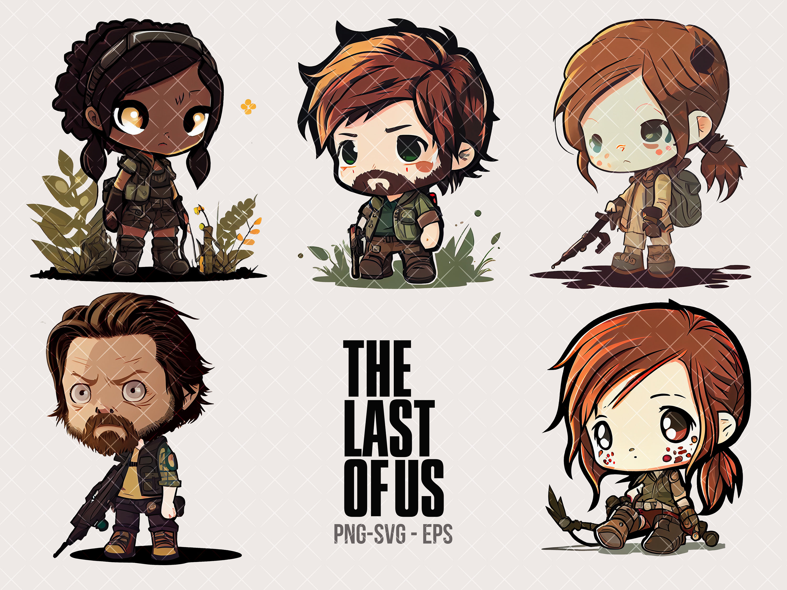 Joel Chibi The Last of Us Decoração