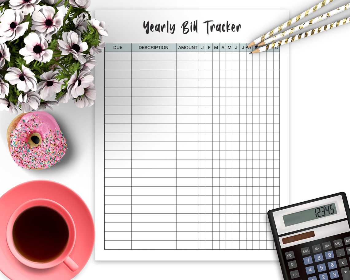 Letter size budget planner printable - flightjulu