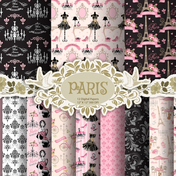 París | 12 Digital Papers