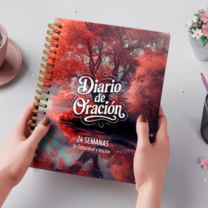 Diario de oración / 24 Semanas de Devocional y Oración / Tamaño Carta / En Epañol