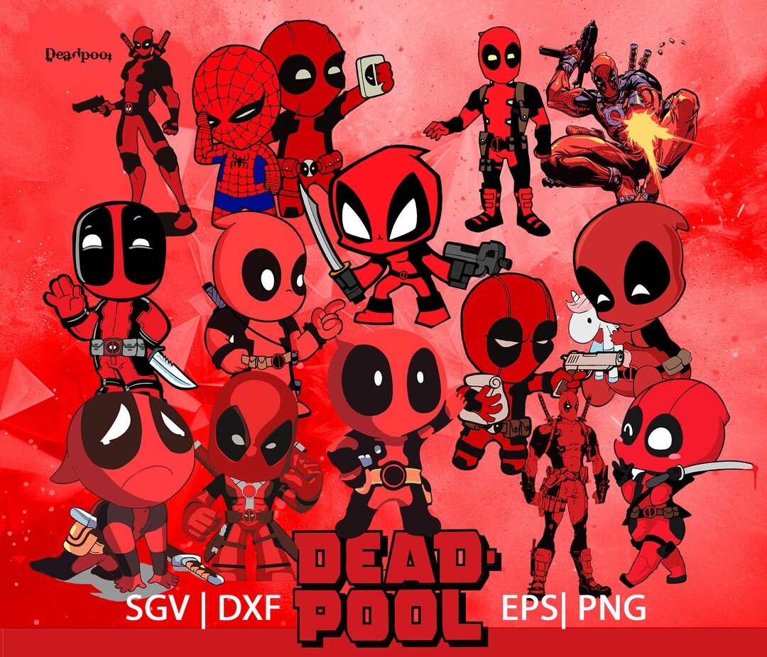 Best Dead Pool Graphics | More Than 60 Files in SGV, Dxf, EPS and PNG ...