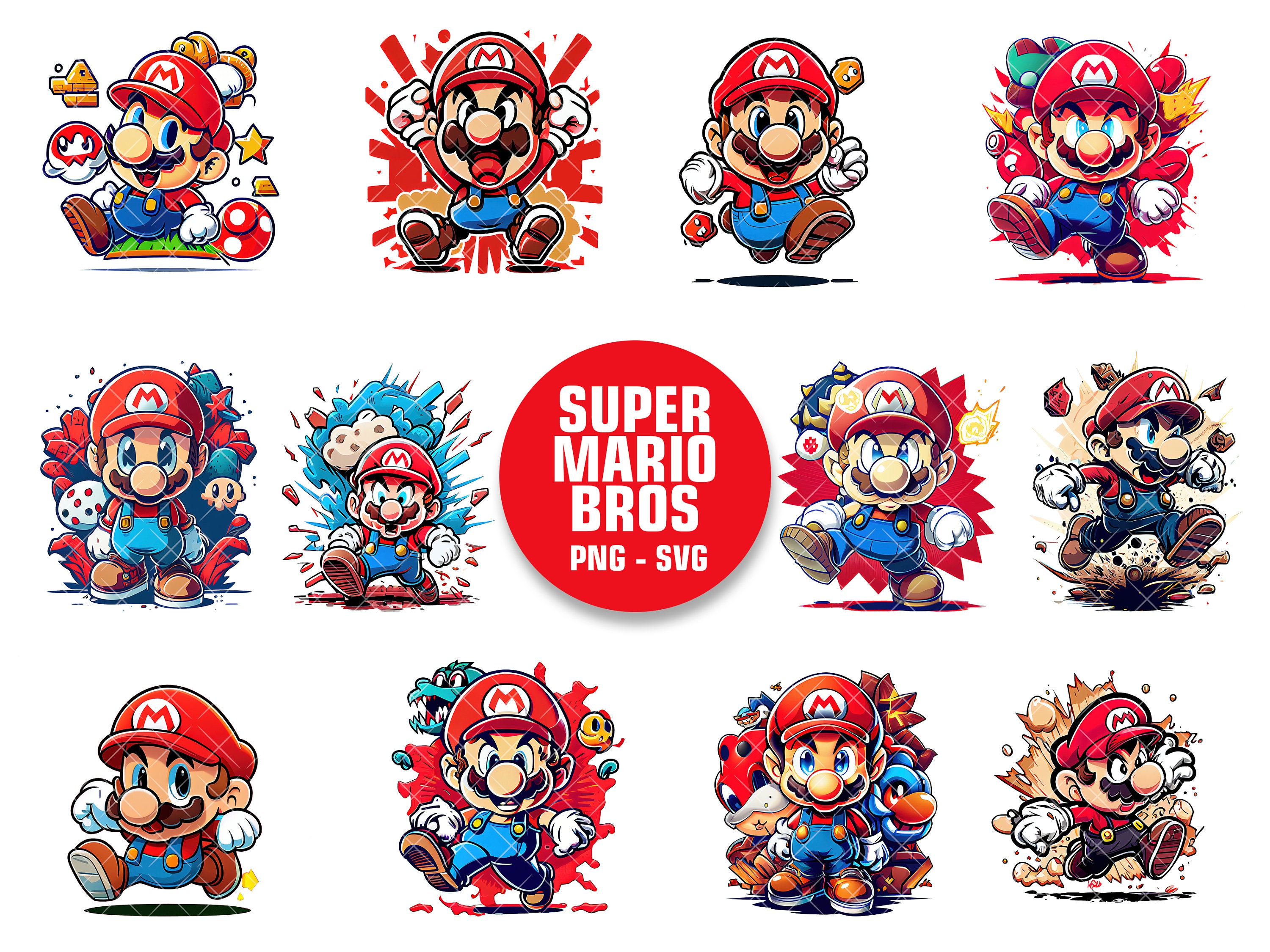 Mario Bros Sticker 