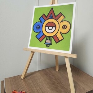 Aztec Ollin | art print (2 sizes) | matte finish image 4