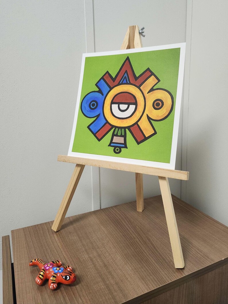 Aztec Ollin | art print (2 sizes) | matte finish image 4