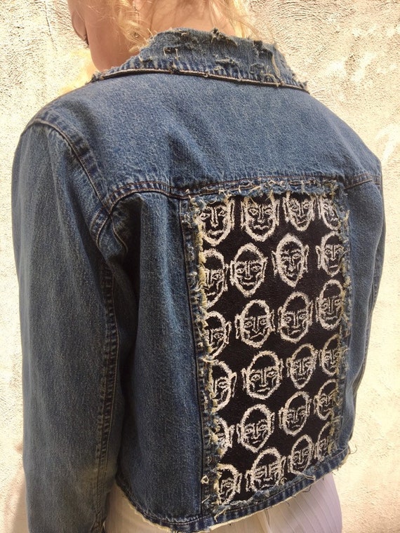 jean jackets with design on back