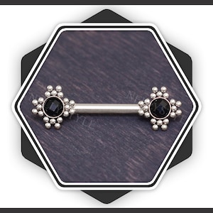 Nipple Earring - Titanium Nipple Barbell 14g, Body Jewelry Nipple