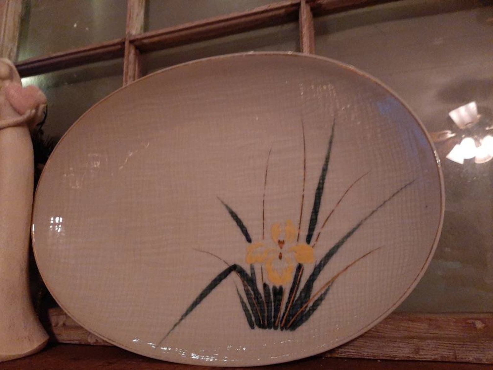 Japanese Serving Platter / Raised Woven Bamboo Platter/ Etsy