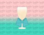 Champagne Glass Cookie Cutter