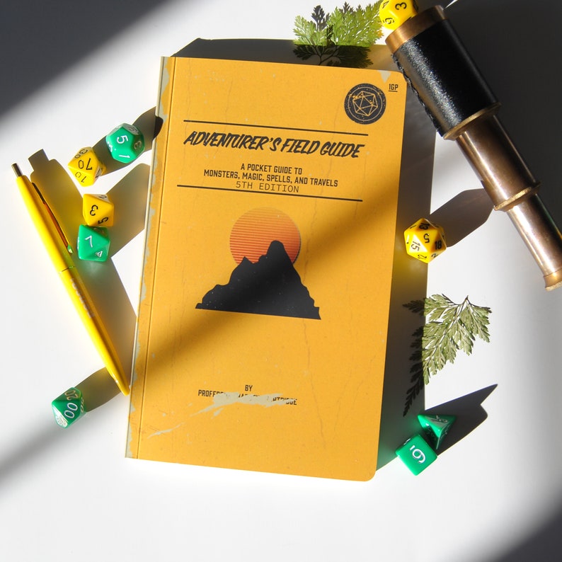 DND Adventurer's Field Guide Notebook Etsy