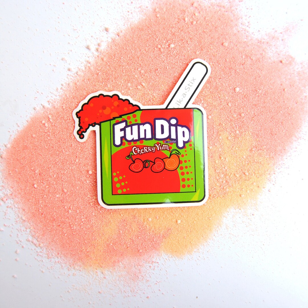 Fun Dip Candy Vinyl Sticker Etsy