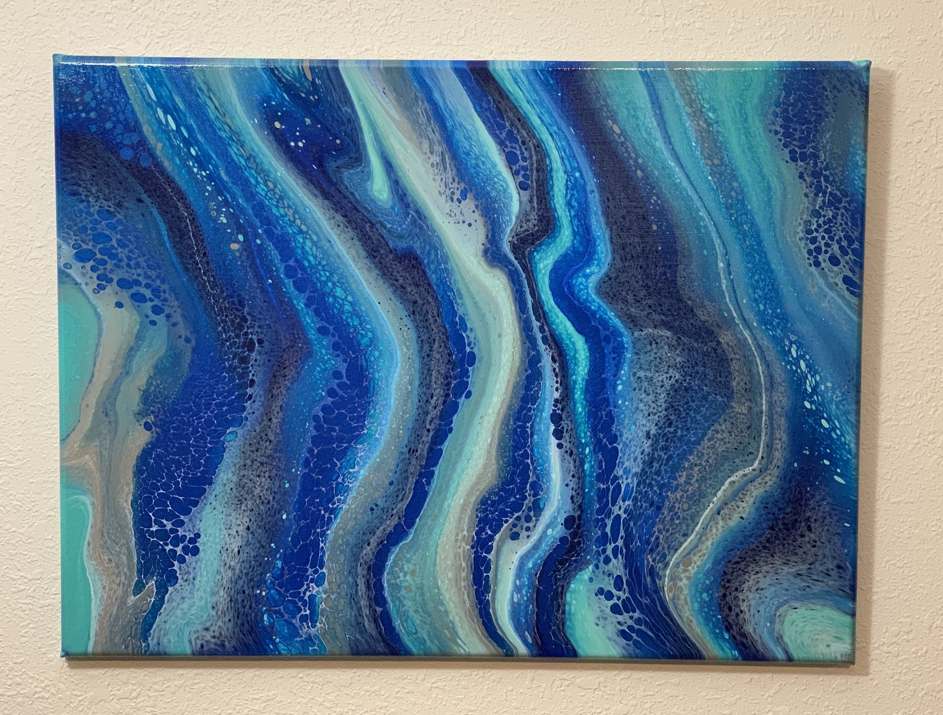 Acrylic Painting Fluid Art Abstract Painting Wall Art Original Painting