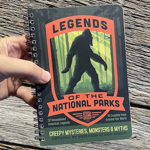 Legends of the National Park Guide Book by Anderson Design Group | Monsters, Legends, Cryptids | National Parks | Fantasy Travel Guide