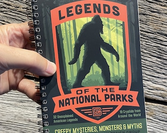 Legends of the National Park Guide Book by Anderson Design Group | Monsters, Legends, Cryptids | National Parks | Fantasy Travel Guide