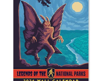 2026 Wall Calendar: Legends of the National Parks | Traveler Gift
