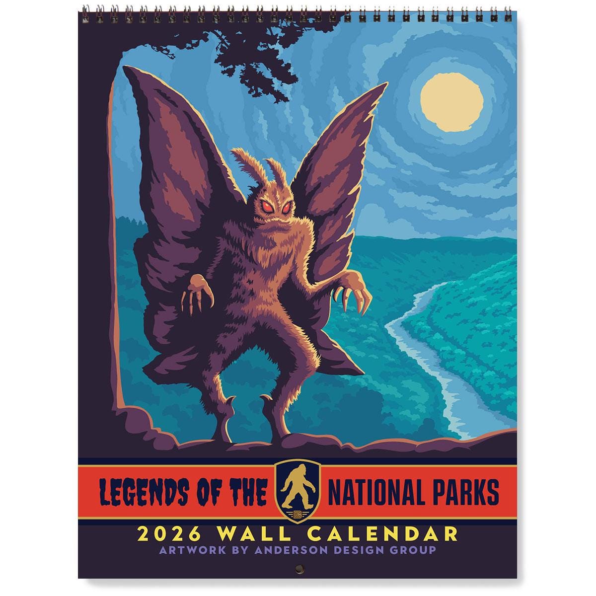2026 Wall Calendar: Legends of the National Parks | Traveler Gift