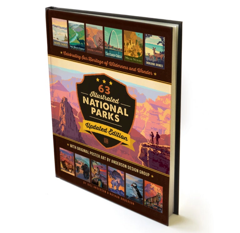 National Park Coffee Table Book 63national Park Version by Etsy