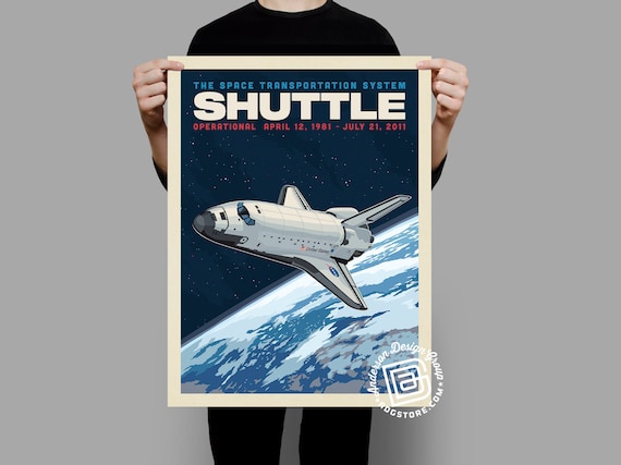 NASA 1981: Space Shuttle Poster by Anderson Design Group