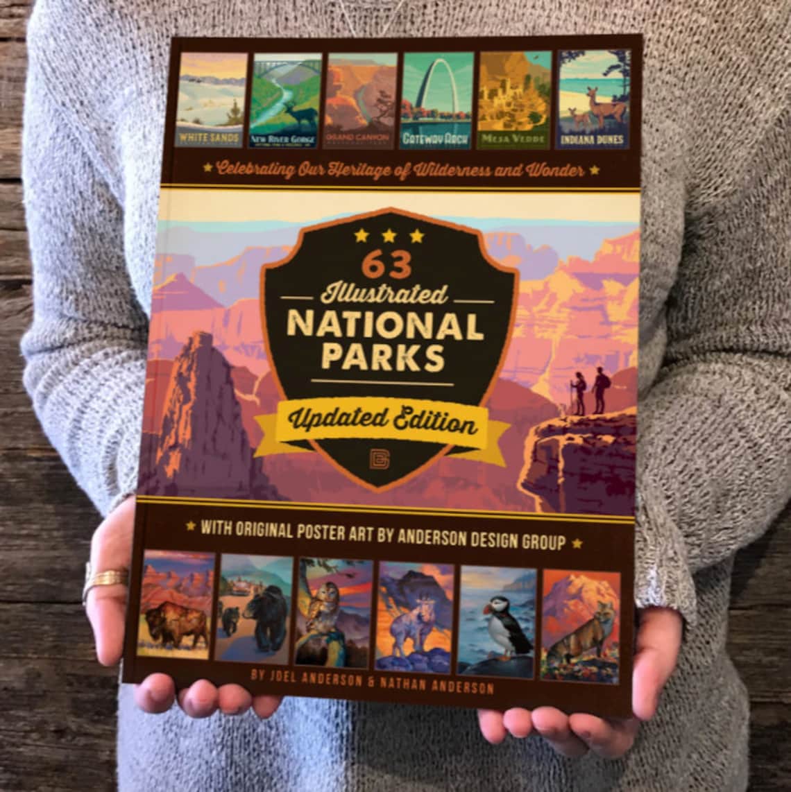 National Park Coffee Table Book 63national Park Version by Etsy