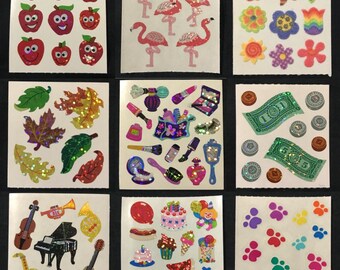 SANDYLION STICKER section 80er 90er papier Chevaux Sticker Autocollant Album