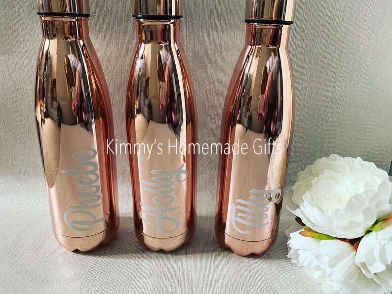 Personalised Thermal Bottle Personalised Bottle Christmas Etsy