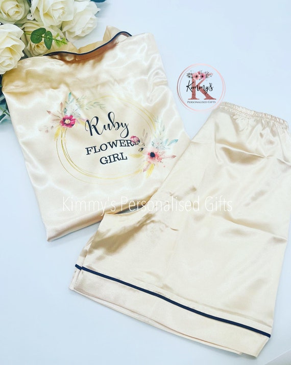 Flower Girl Pyjamas Flower Girl Pjs Childrens Pjs Flower Girl Gifts Bridesmaid Gifts Personalised Pjs Wedding Pyjamas Bridal Pjs Etsy Canada