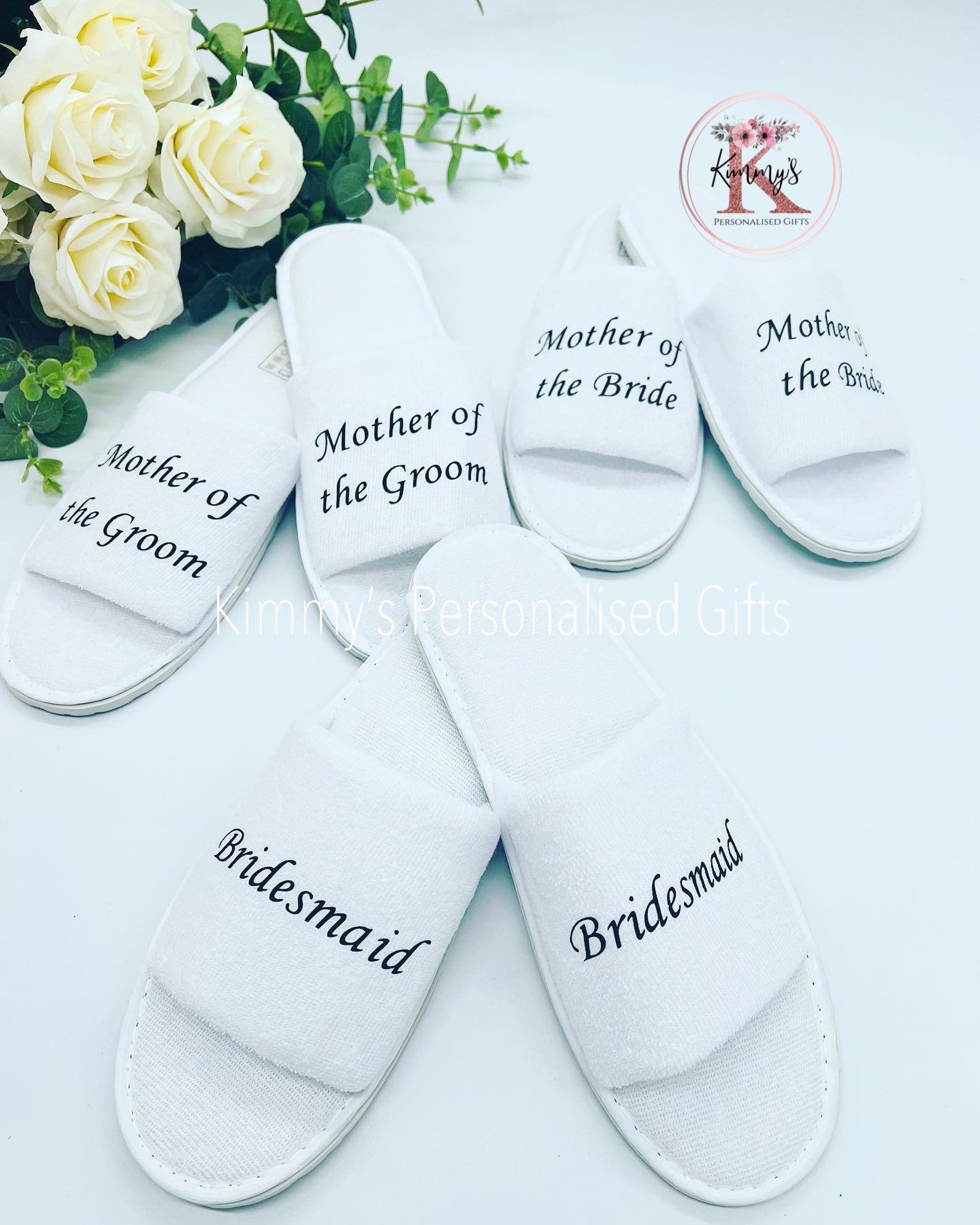 brides maid slippers