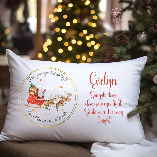 Christmas Pillowcase Etsy UK