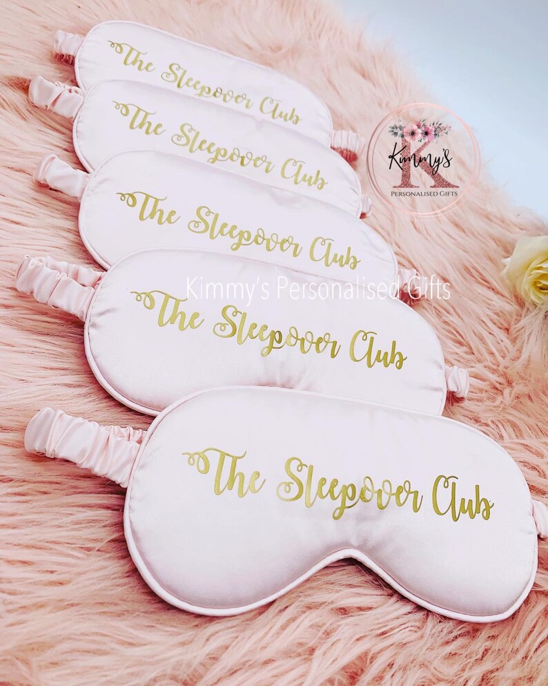 Personalised Eye Mask Sleeping Mask. Bridesmaid Gift Wedding Etsy