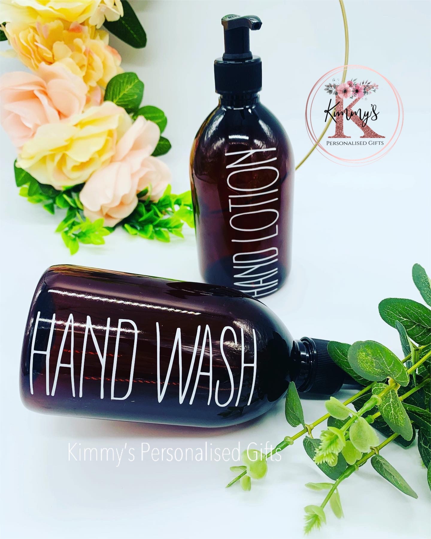 Soap Bottles Hand Wash Bottles Personalised Bottles Etsy