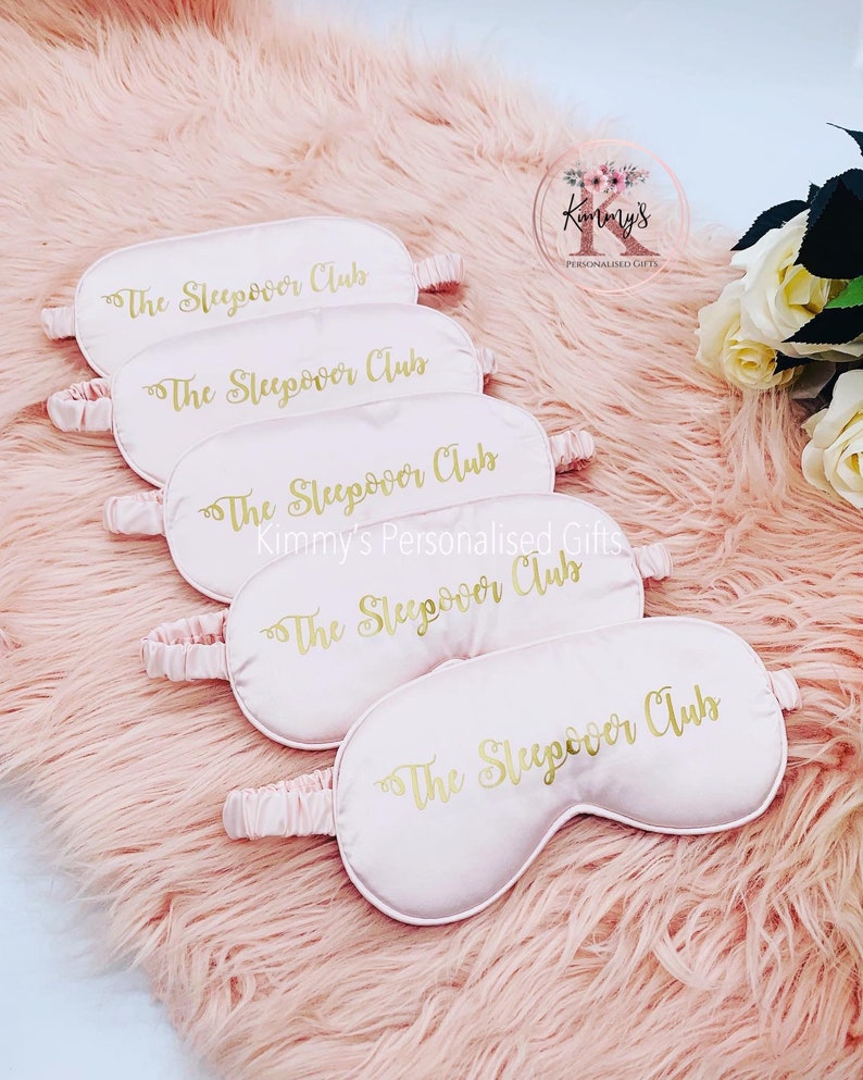 Personalised Eye Mask Sleeping Mask. Bridesmaid Gift Wedding Etsy