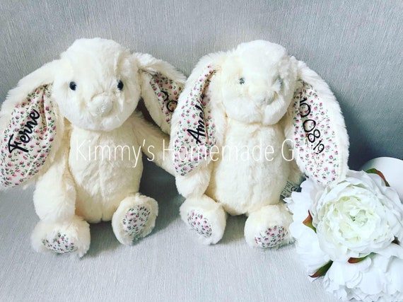 personalised flower girl bunny