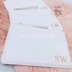 Personalizowana kopertówka dla druhny, woreczek dla druhny, propozycja dla druhny, prezent na wieczór panieński, spersonalizowane prezenty na wieczór panieński, kopertówka