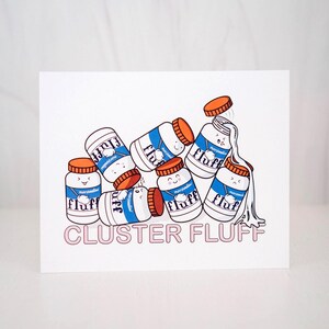 Cluster Fluff - Impresión de 8x10 sin marco