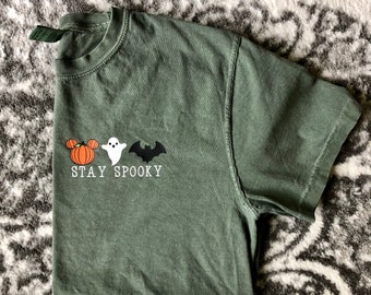 Stay Spooky Shirt / Spooky / Mouse Ear Pumpkin / Mouse Ears / Mouse Ear Halloween / Halloween Shirt / Pumpkin / Ghost / Bat Shirt