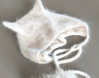 Bonnet En Tricot Chat Etsy