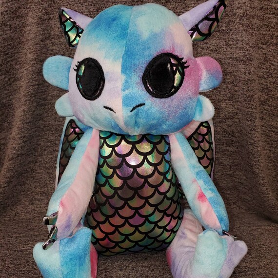rainbow dragon plush