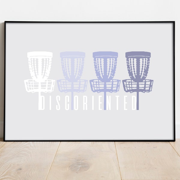 Disc Golf Art Print Etsy