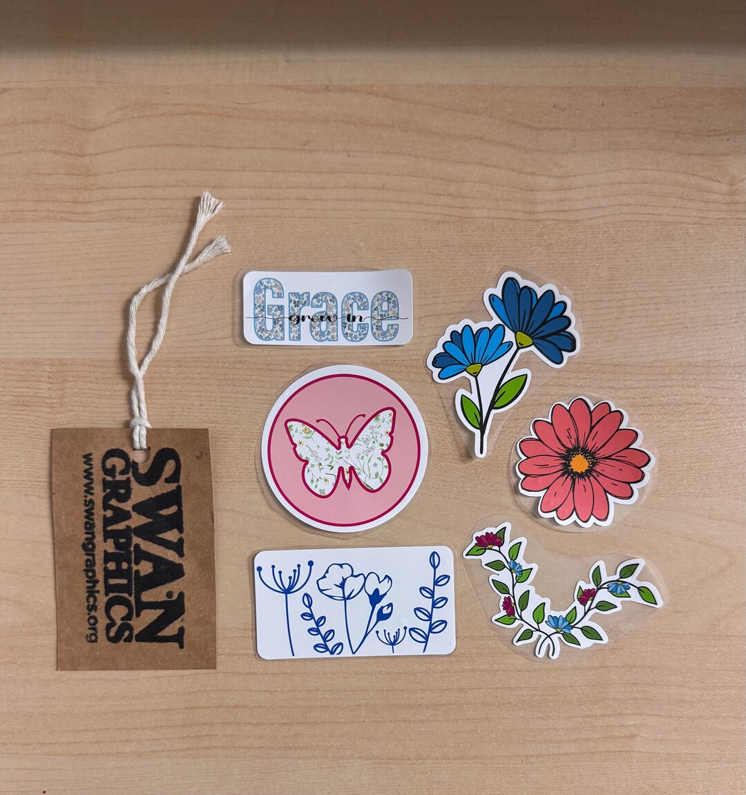 NEW!!! Floral Sticker Pack: Waterproof Laptop and Water Bottle Stickers ...