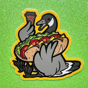 The Goose of Northeastern Delight VINYL STICKER - Featuring the best Hoagie and To-Go Coffee that Pennsylvania (And Florida) have to offer!