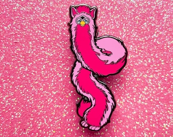 Pink Long Boi 2" Hard Enamel Pin