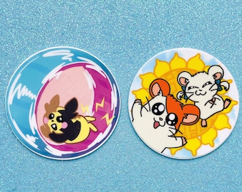 Anime Hamsters 2" Vinyl Stickers