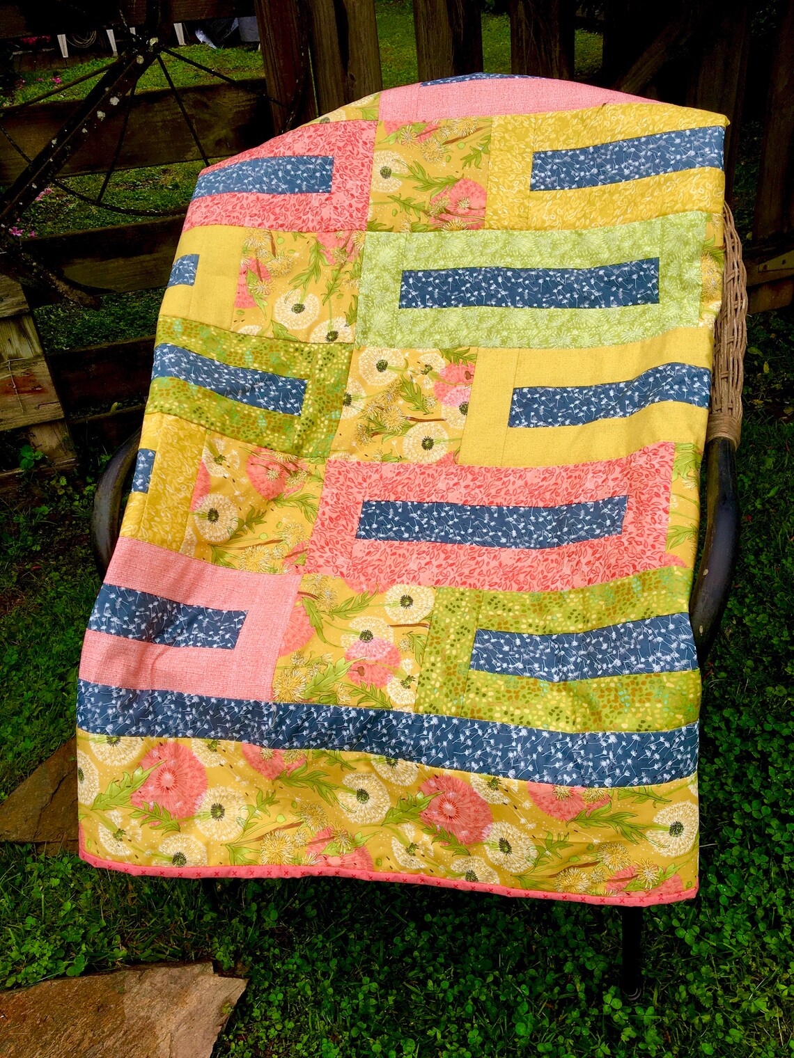 Original Keyhole Pattern Lap Quilt Etsy