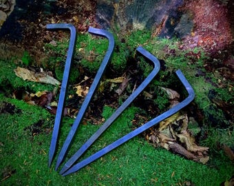 Pack of 4 Tent stakes pegs heavy duty for camping